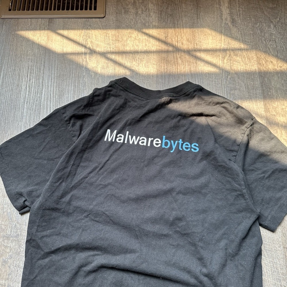 Malwarebytes Shirt Y2K Tech Ibm Microsoft Apple Shirt Size XL‎